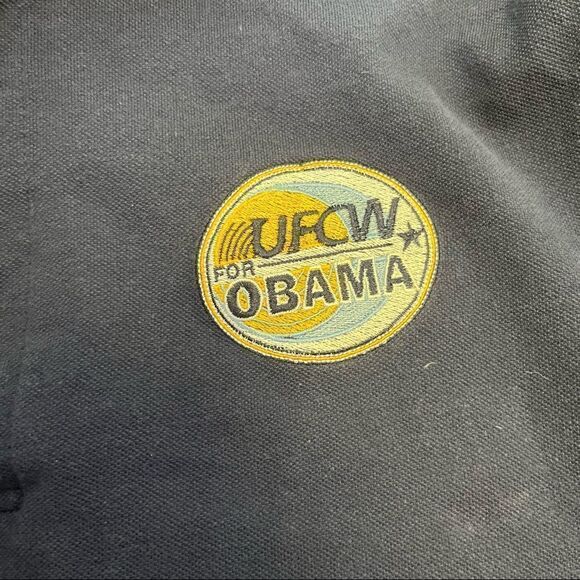 King Louie UCFW For Obama USA 🇺🇸 Union Made Polo (M) - Picture 3 of 7